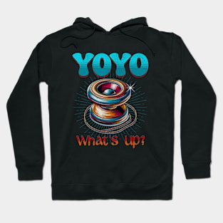YoYo What's Up Retro Spinner Enthusiast YoYo Hobbyist Vintage Hoodie